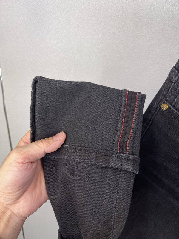 ブランドジーンズ素材ディテール